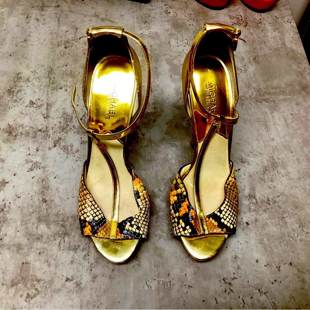 Michael Kors Snake Print Heels